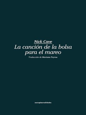 La canción de la bolsa para el mareo - ebook